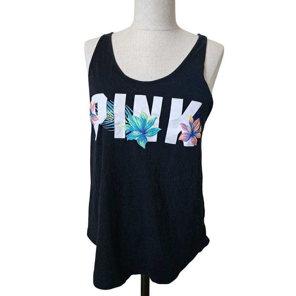 Pink Hawaiin Floral Tank Large